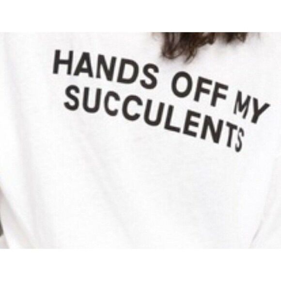 NEW WILDFOX DON’T TOUCH HANDS OFF MY SUCCULENTS BBJ JUMPER - Picture 5 of 5